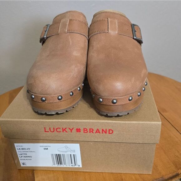 Lucky Brand Women's Belvy Studded Clogs - Picture 6 of 7